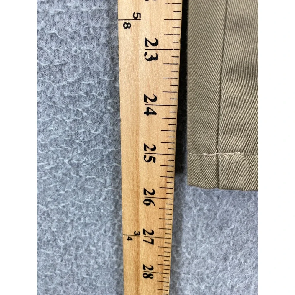Men's Duck Head Brown Chino Pants 42x30 (Fits 40x25.5) Pleated Front Hemmed